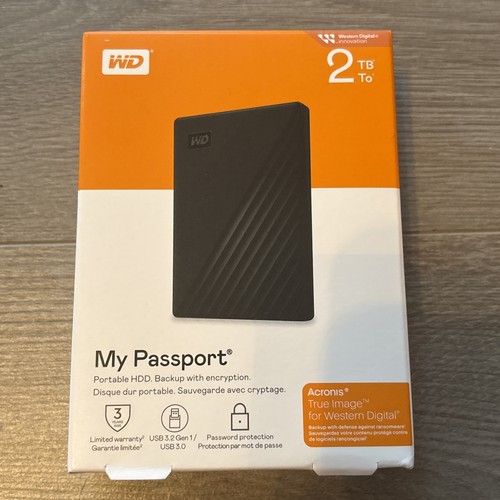 2tb passport black - wd, my