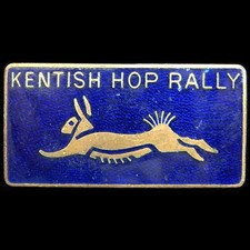 Kentish Hop Rally pin badge (r