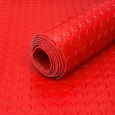 Heavy Duty PVC Vinyl Coin Penny Flooring Matting Garage Work Van 3mm Thick