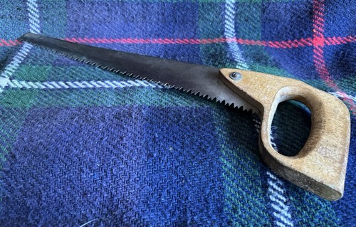 Vintage hand saw - hand,