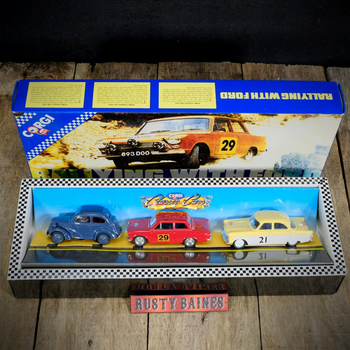 Corgi triple box set ford - box,