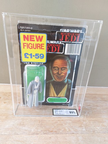 Vintage graded star wars moc - -,