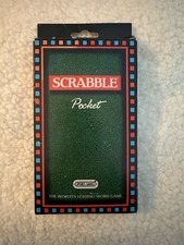 Vintage Spears Pocket Travel Scrabble with Magnetic Tiles 1992 Complete Boxed