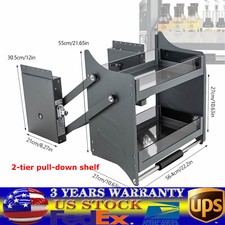 Pull-Out Cabinet Shelf Drop