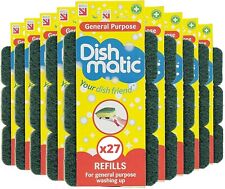 Dishmatic Sponge Scourer Replacement Refill Head Full Box of 27x General Purpose