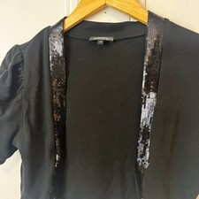 Size 12 womens black bolero