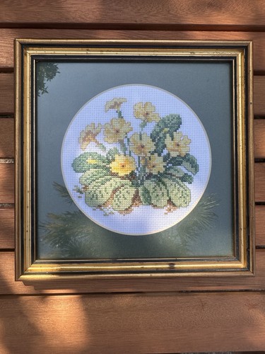 Vintage framed floral - vintage,