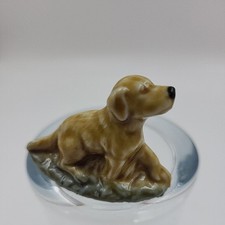 Wade Whimsies Golden Yellow Labrador Retriever Dog Miniature Figurine Ornament