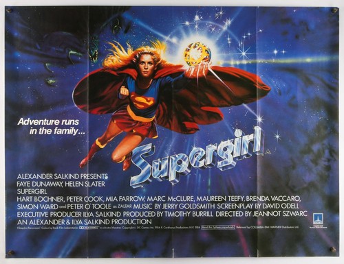 Supergirl british quad - supergirl, (1984)