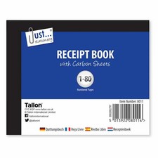 Receipt Book Half size -