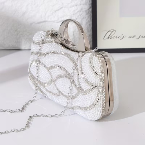 Women diamante clutch - diamante, bag