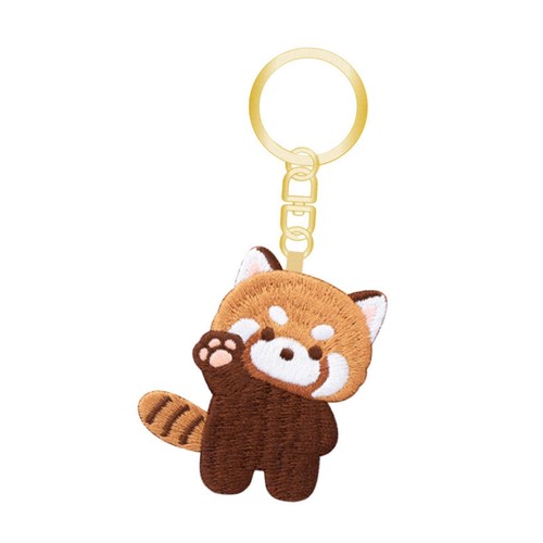 Red panda keychain - panda, animal