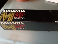 Miranda Titan 202 Folding Camera Tripod Adjustable Height, Boxed