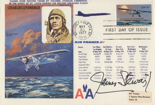 Actor james stewart signed - james,
