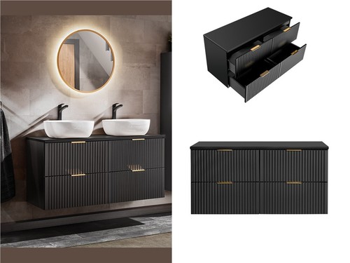Double vanity unit bathroom - double,