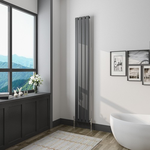 Vertical single flat - flat, panel