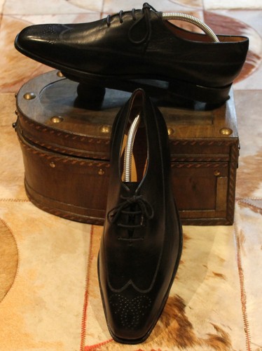 Berluti black medallion - black,