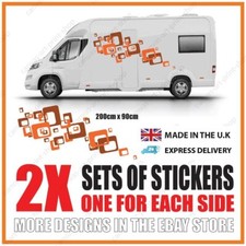 Motorhome graphics stickers decals camper van caravan universal fitting mg141