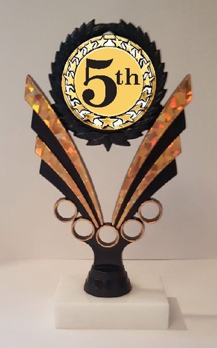 5th place trophy - 5th,