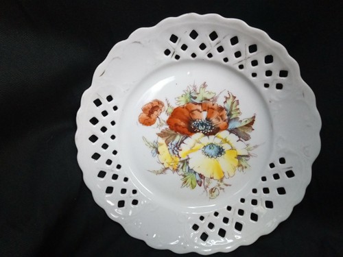 Poppies antique china - poppies,