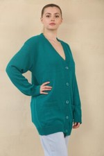 Ladies 5 Button Cardigan Women