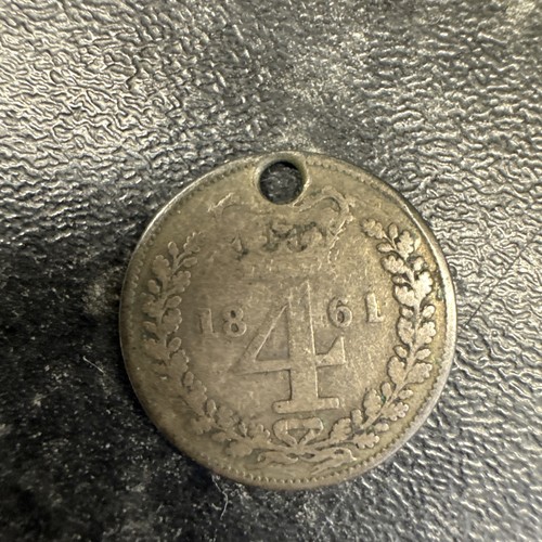 1861 victoria four - 1861, coin