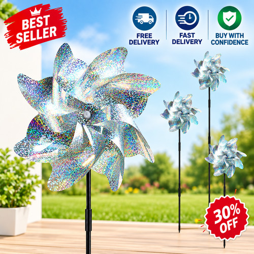 4pc bird deterrent reflective - 4pc,
