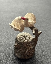 Vintage English Pewter Thimble 1988 “Love”