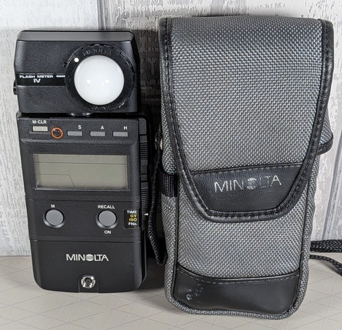 Minolta flash meter with - meter,