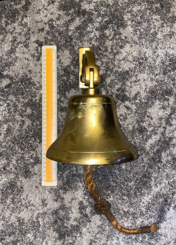 Large heavy brass ship bell - heavy,