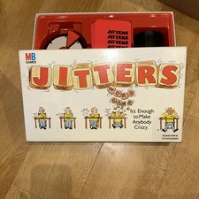 Vintage Jitters Word Game MB Games Complete 1987 1980s Gaming Board Family Fun
