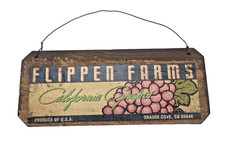 VTg Wooden Crate Sign