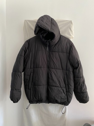 Pull bear black - hooded, puffer