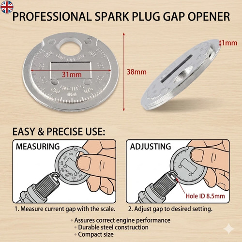 Spark plug gap adjusting tool - spark,