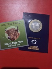 2024 HERITAGE SCOTTISH HIGHLAND COW JERSEY BUNC£2 TWO POUND COIN