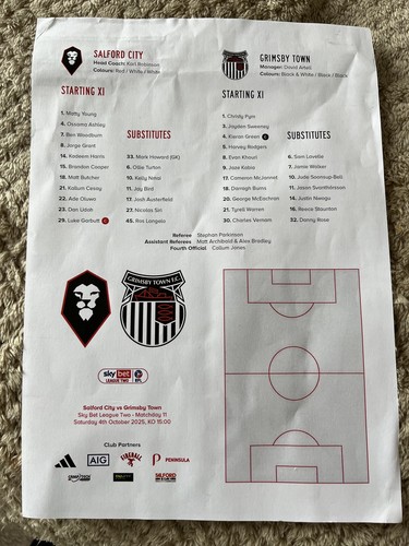 Rare salford city grimsby - rare,