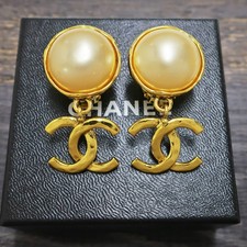 CHANEL Gold Plated CC Logos