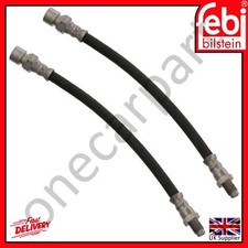 2 Rear Brake Hoses Lines Febi