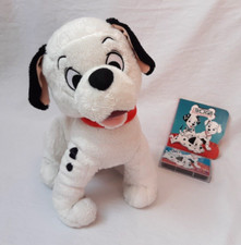 Disney Store Stamped 101 Dalmatians Lucky Dog 13” Plush Soft Toy + Book/Cassette