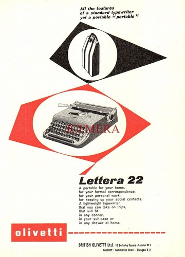 Olivetti lettera portable - olivetti,