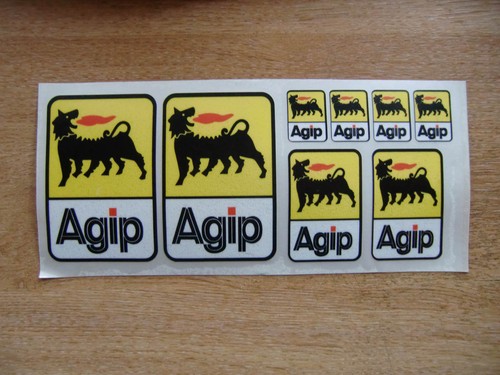 Agip logo sticker kit car - agip,