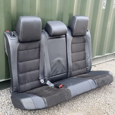 GENUINE VOLKSWAGEN GOLF R MK6 WINGBACK REAR SEATS BENCH GOOD CONDITION