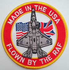 Lockheed Martin F-35 Lightning II fighter jet Patch Badge. Royal Air Force