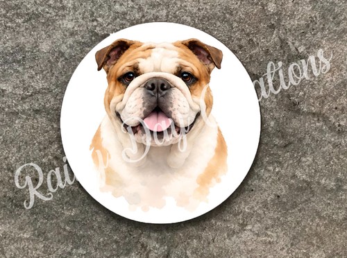 Dog round coaster breeds - coaster,