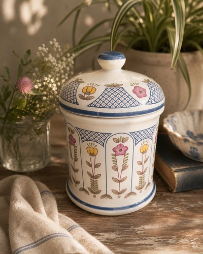 Large ceramic jar scandinavian - large,