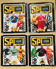 4x Panini SPL 2004 Sealed Sticker Packs Large Version Scotland RARE Set