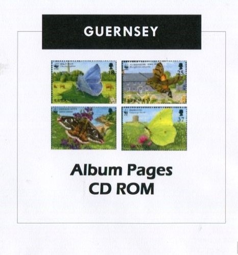 Guersney rom stamp - stamp, album