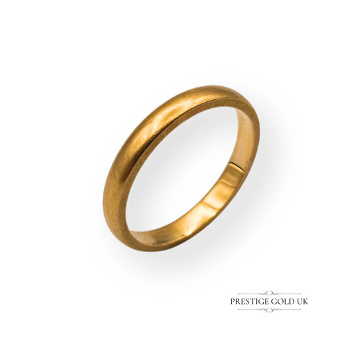 22ct gold wedding band - 22ct,