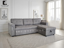 Omniya Grey Corner Sofabed