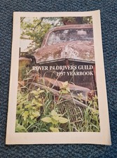 Vintage Rover P4 Drivers Guild 1979 Yearbook. Good Condition